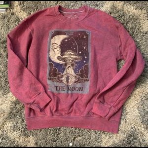 trendy moon sweatshirt !!!!